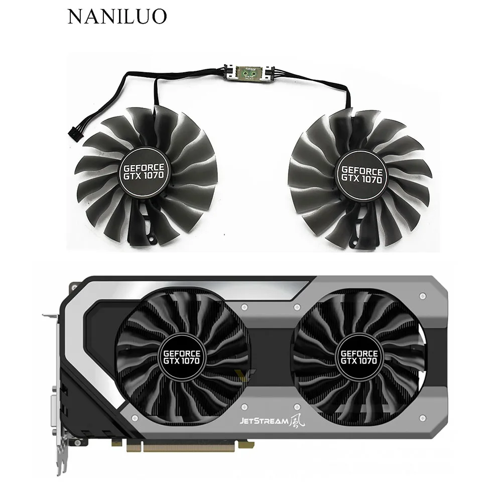 Вентилятор оплата gaохлаgagaa8s2u FD10015H12S 12 в пост. Тока 0 45a для EMTek PALIT GTX 1070 GTX1070 Super