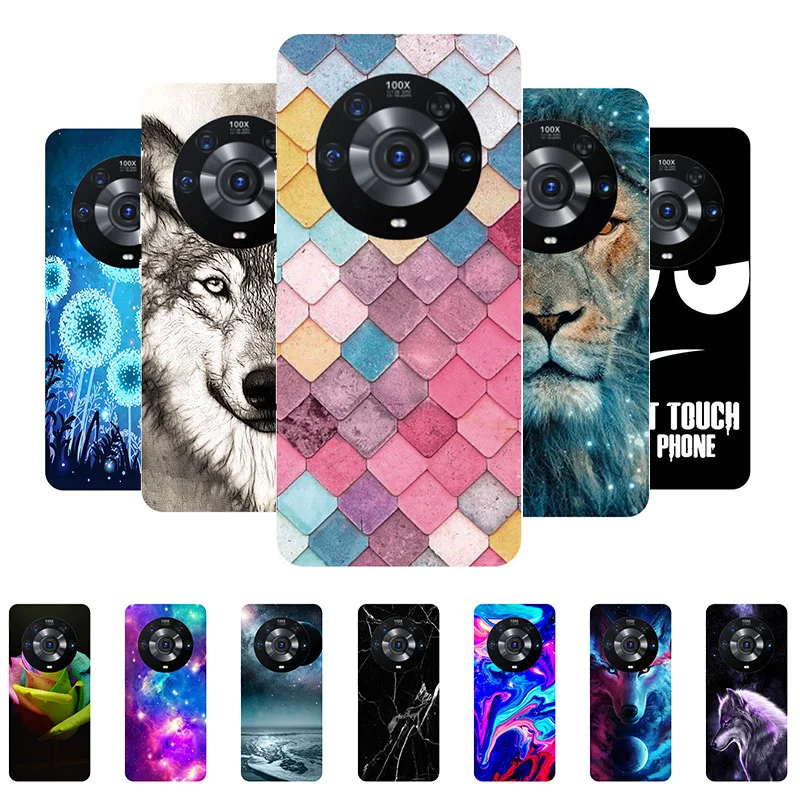 

For Honor Magic 3 Pro Case Silicone Soft TPU Cover On for Honor Magic 3 Phone Back Case Honor Magic3 3Pro Bumper Funda Shell