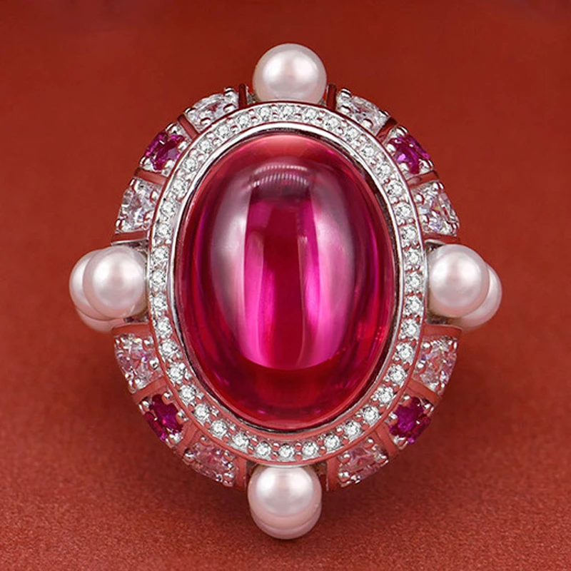 Женские свадебные кольца OEVAS из стерлингового серебра 925 пробы 20 5 карат корунда