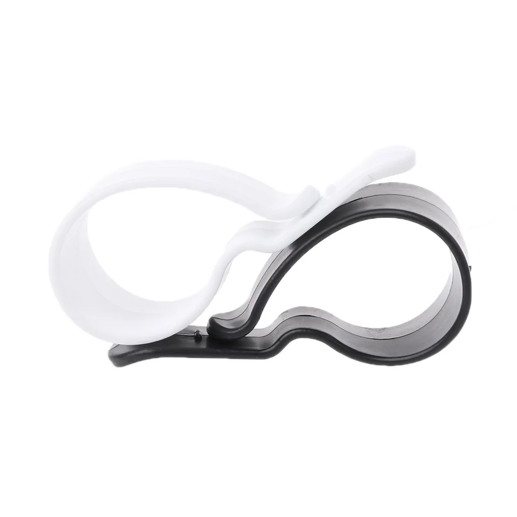 

2Pcs Universal Auto Car Vehicle Parking Visor Sunglasses Glasses Card Pen Holder Ticket Permit Holder Clip Fastener Sticker