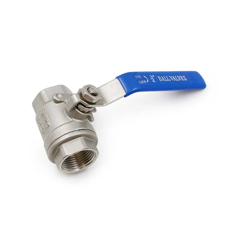 

BSPT 1/4" 3/8" 1/2" 3/4" 1" 1-1/4" 1-1/2" Female Stainless Steel SS304 2P Full Port Ball Valve with Vinyl Handle Thread Valves