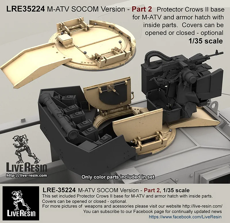 Лайв Смола LRE 35224 1/35 M ATV Обновление версии SOCOM. Часть 2|Наборы для сборки моделей| |