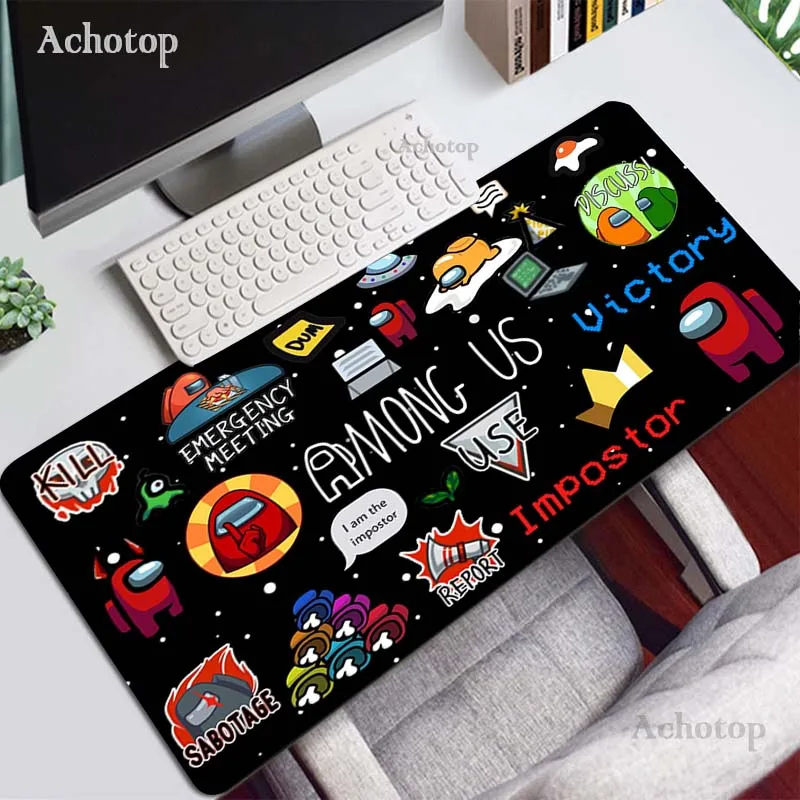 

Hot Sales Among Us Gamer Speed Mice Retail Small Rubber Mousepad Top Selling Wholesale Gaming Pad Mouse Anti-slip Keyboards Mat