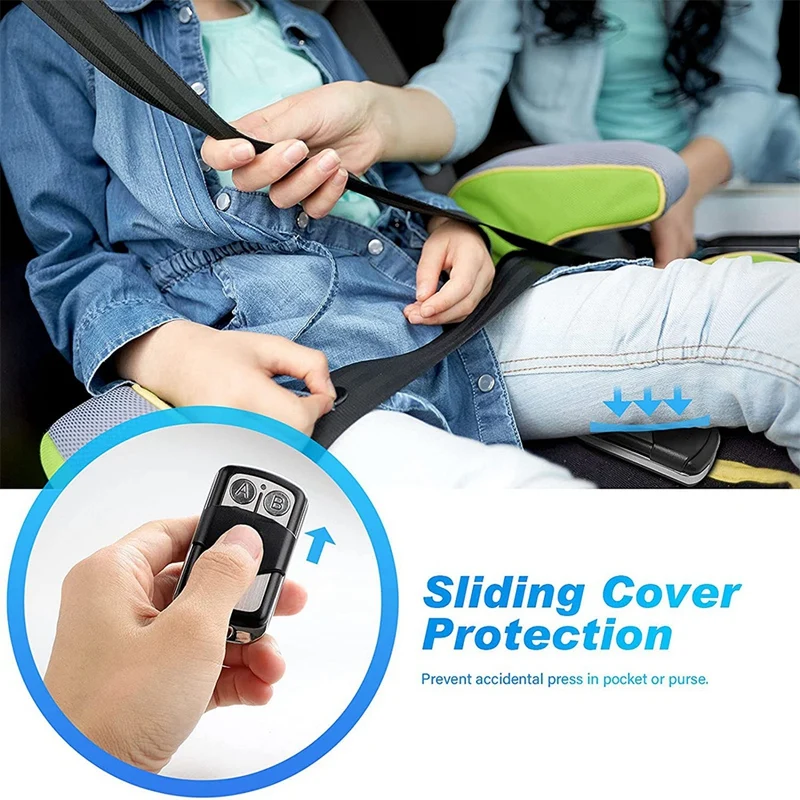 2PCS Garage Door Opener Remote Universal 4-Button with Keychain for 5 Colors Learn Button | Электроника