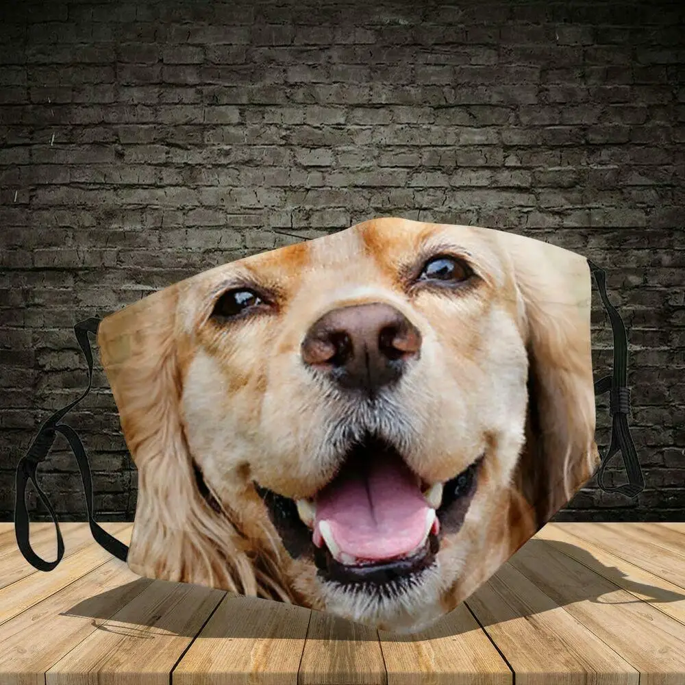 

Cocker Spaniel Dog This How I Save The World Face Mask
