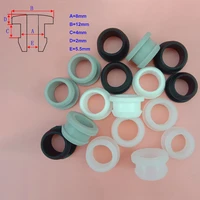5 100pcs 8mm silicone rubber hole caps through hole id 5 5mm plug cover snap on gasket grommet wire cable protect seal stopper