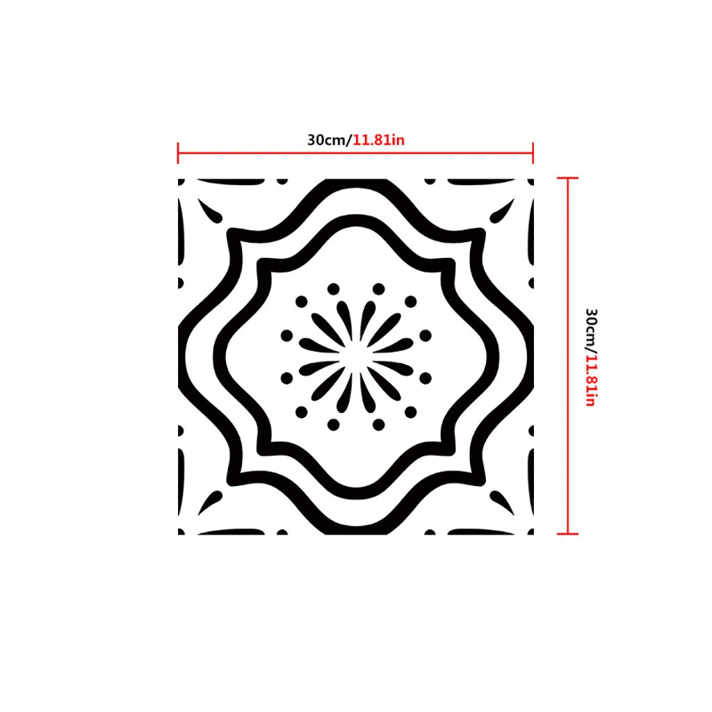 Богемный стиль красочные плитки стикер стены домашний декор Ванная комната