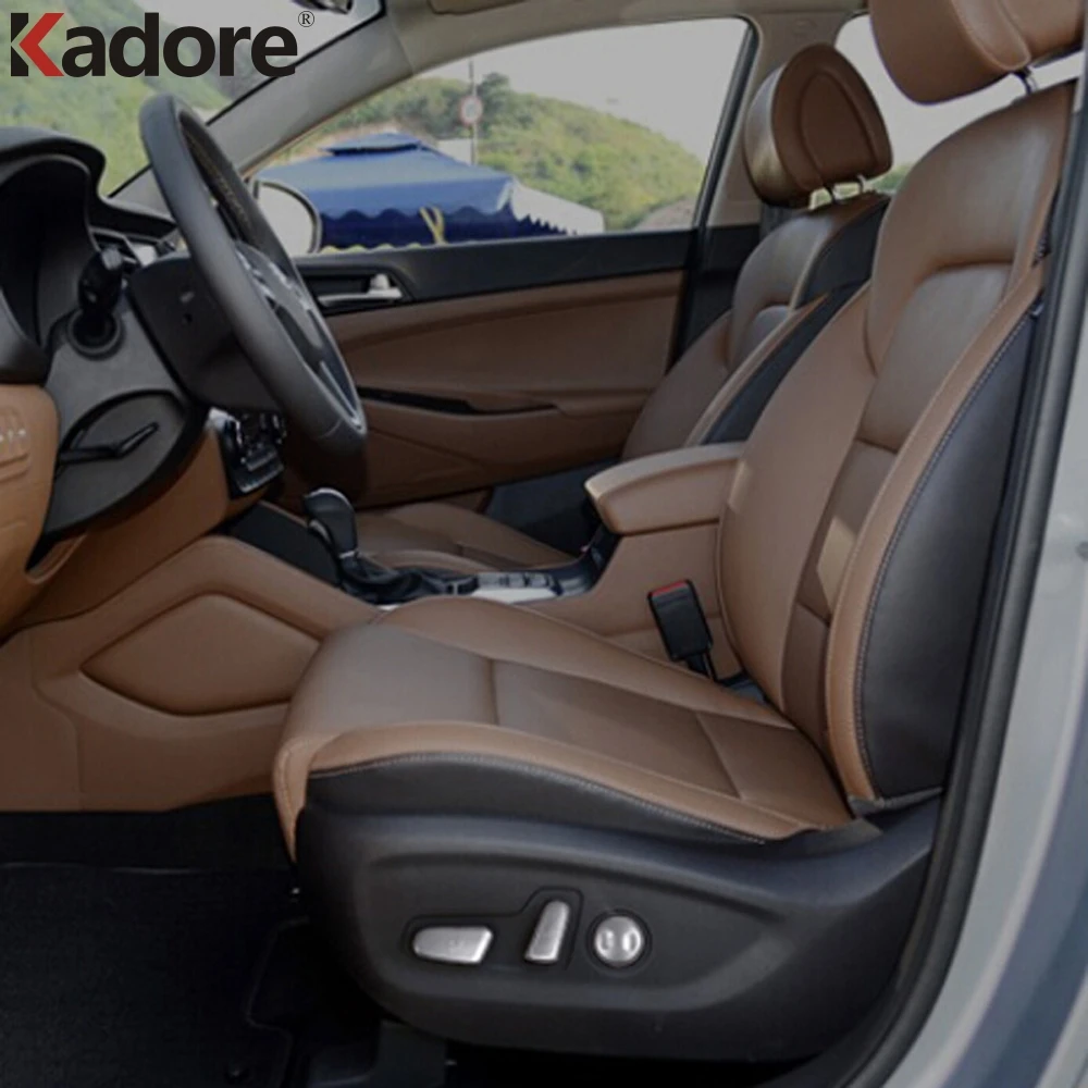 Для Hyundai Tucson 2015 2016 2017 2018 2019 ABS матовая накладка кнопки переключения сиденья