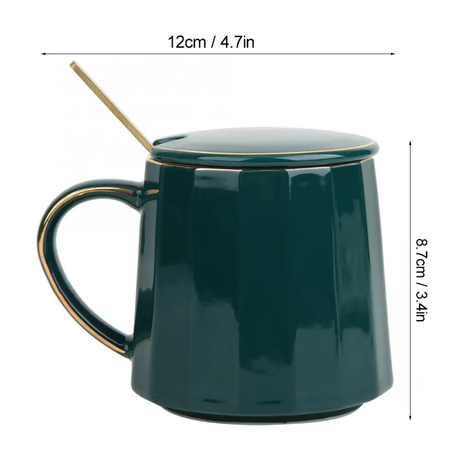 Милые керамические кружки для кофе чашки и блюдца домашнего офиса с крышкой