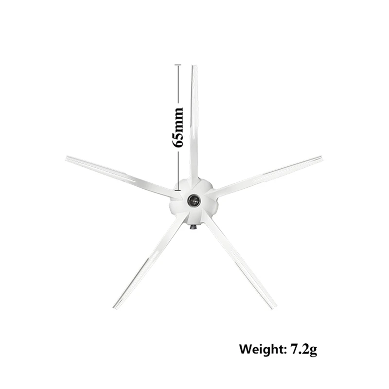 

TOP!-Activated Carbon Filters+White 5-Arm Side Brushes+Screwdriver+Cleaning Brush for XIAOMI Roborock S50 Vacuum Cleaner