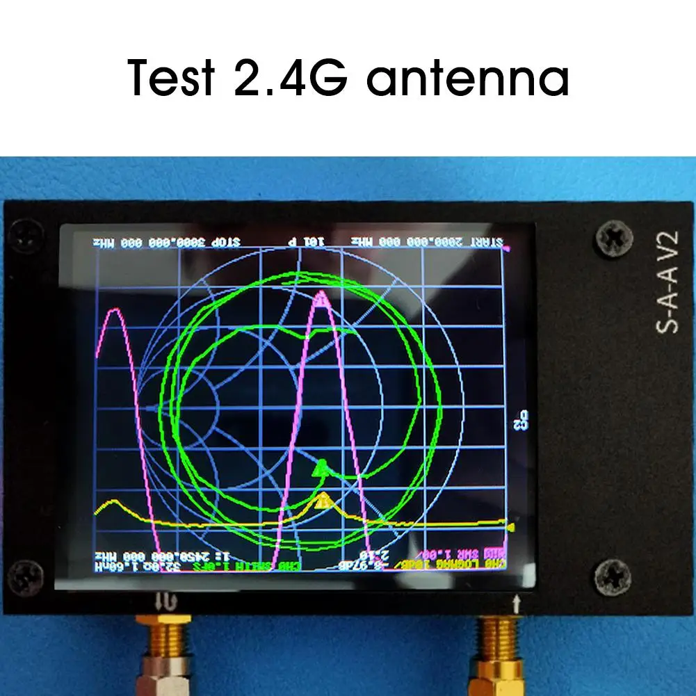 Для SAA2N Nano VNA V2 3GH вектор сетевой анализатор комплект цифровые часы касаясь Экран 50