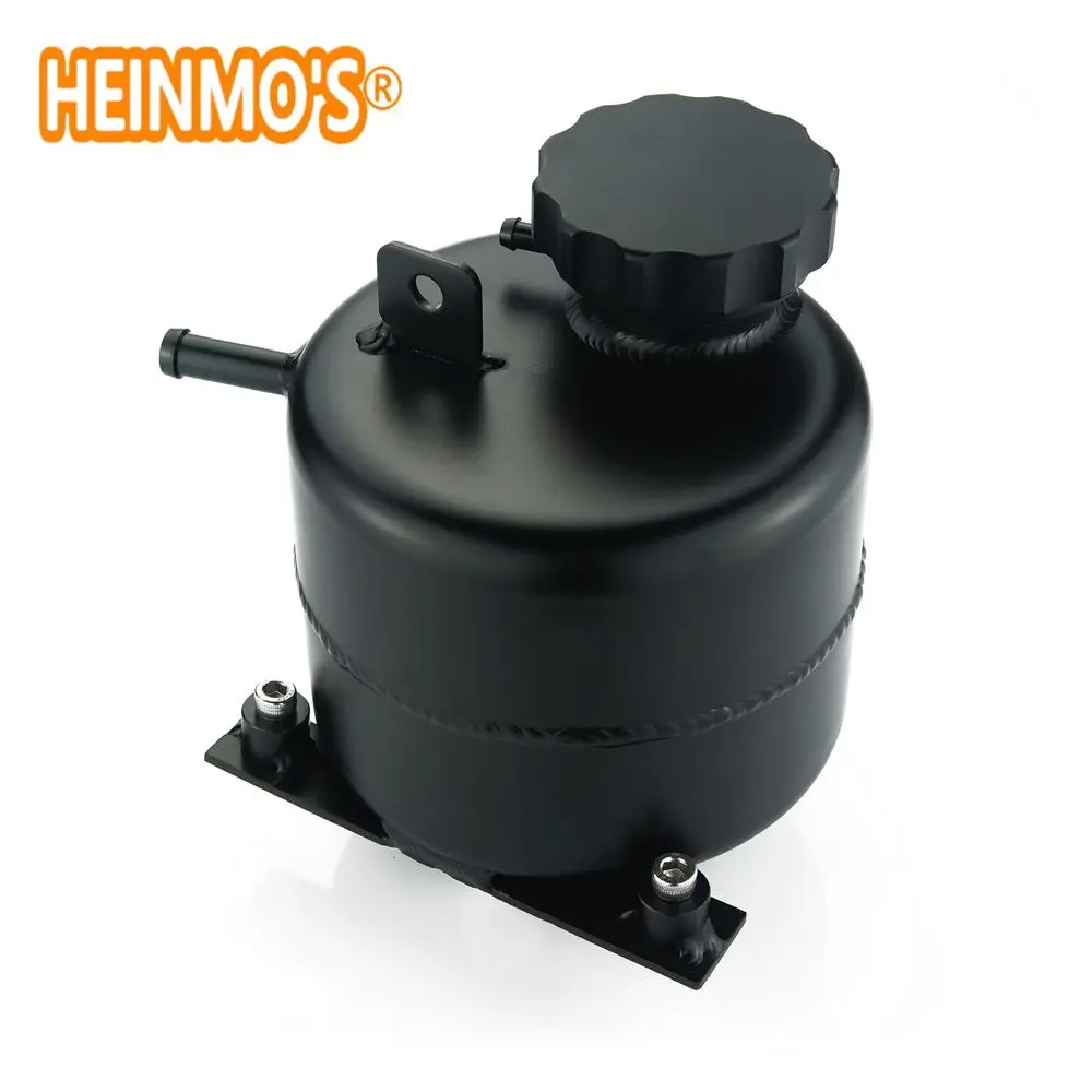 CNC сплав радиатор охлаждающей жидкости расширительный бак для 02-06 R53 MINI Cooper S и 05-08 R52 MINI Cooper S конвертируемая заготовка крышка серебро - Цвет: Черный