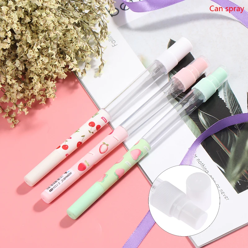 

1Pcs Spray Gel Pen Disinfectant Pen Plastic Travel Perfume Bottle School Supply School Kawaii Stationery