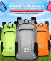 20l unisex folding backpack ultra light waterproof hiking camping bag men women outdoor sport backpack mountaineering travel