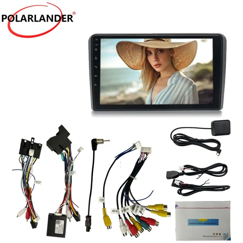 Автомагнитола 9 дюймов 2 Din MP5 плеер Android 1 Гб + 16 ГБ сенсорный экран GPS Wi-Fi Bluetooth 5 0