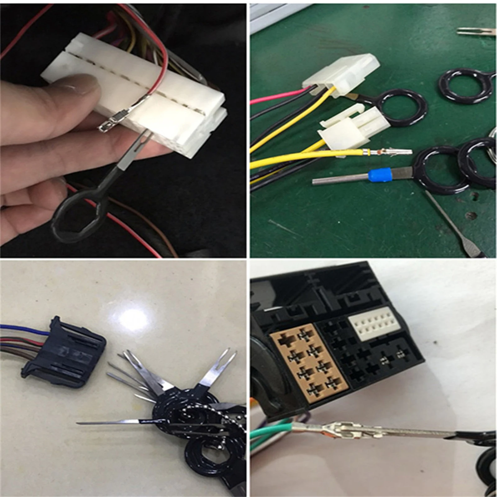 

3/21/36pcs Car Terminal Removal Electrical Wiring Crimp Connector Extractor Kit Repair Sheet Maintenance Equipment Metal Tools