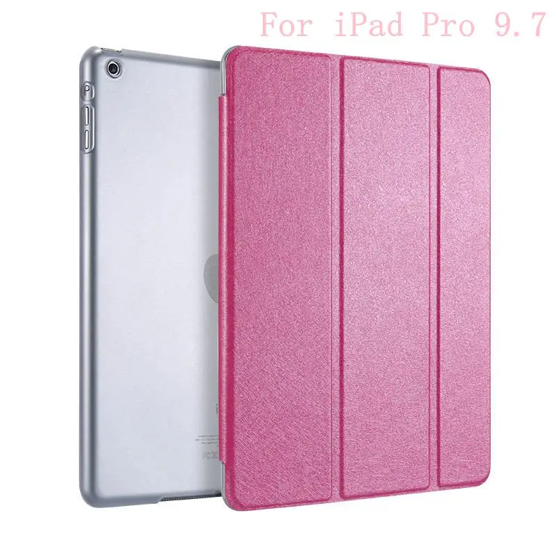 For i Pad Pro 9.7 Чехол Floveme для i Pad Air 2 Шелковый чехол для i Pad Mini 2 4 5 складной тонкий полный защитный чехол для i Pad Pro 9,7 12,9 - Цвет: For i Pad Pro 9.7