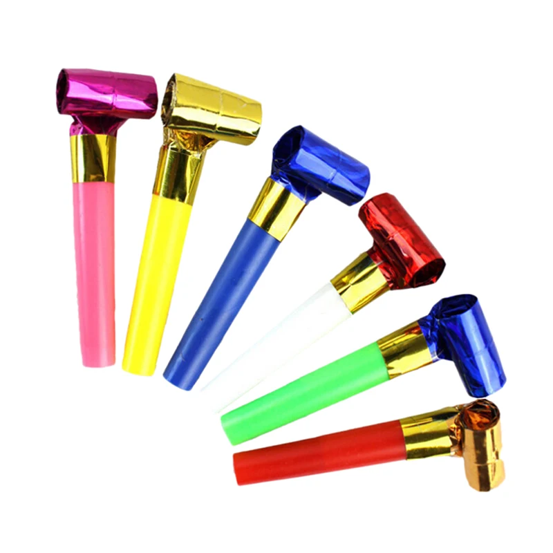 

10Pcs Colorful Whistles Kids Childrens Birthday Party Blowing Dragon Blowout Baby Birthday Supplies Toys gifts