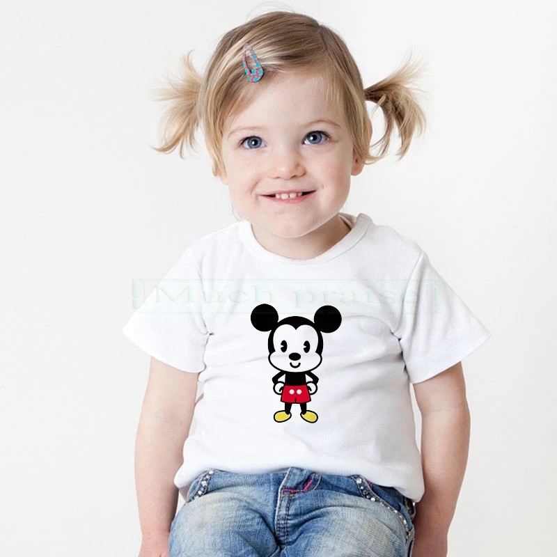 Одежда с рисунком аниме футболка героями мультфильмов для мальчиков Милая