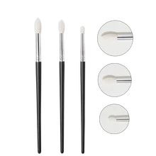 Shinedo 3 Pcs Goat Hair Tapered Crease Blending Brush Eyeshadow Make Up Cosmetic Kit Maquiagem Smudge Eye Makeup Brushes