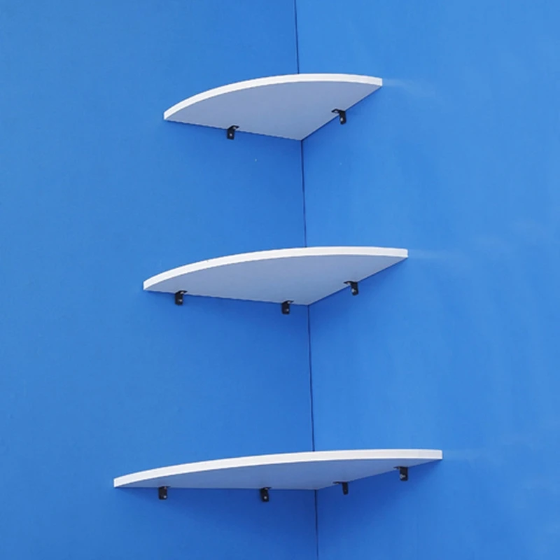 

3 шт. угол Ванная комната Органайзер настенная полка Кухня стеллаж для хранения держатель для душа Дома книжная полка полки для хранения