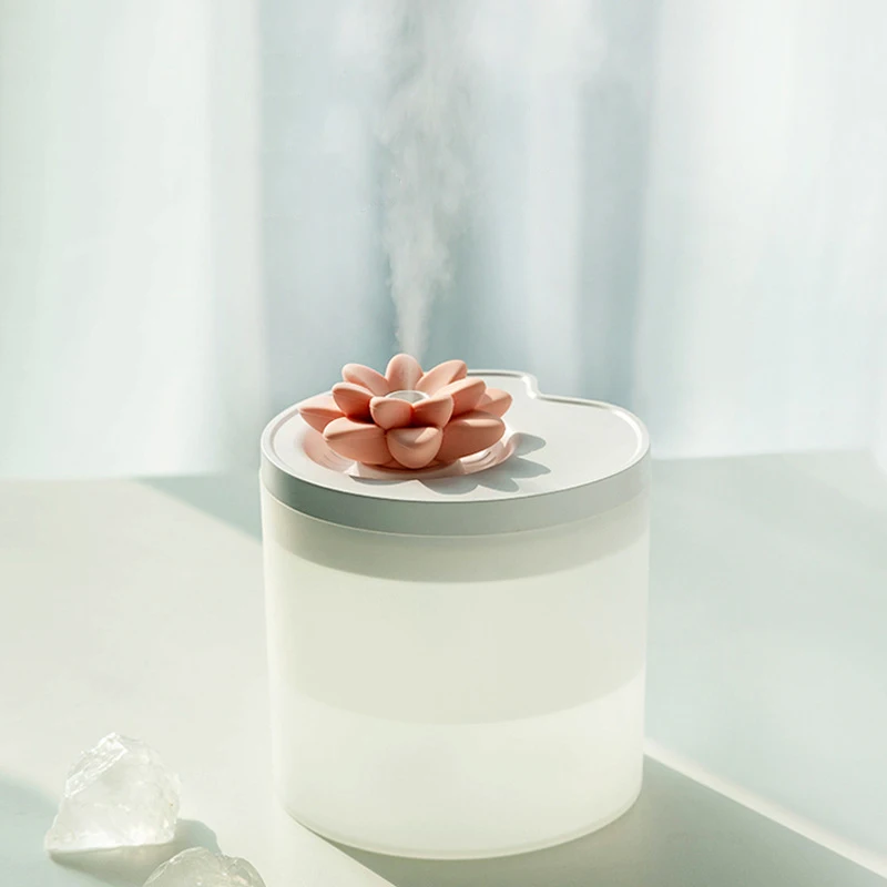 

800ML Lotus Humidifier Desktop Diffuser Car Air Purifier USB Aroma Diffuser Portable Humidifier Mini Mist Maker For Home Office