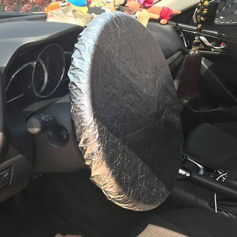 Новая серебряная алюминиевая пленка для рулевого колеса автомобиля тенты защита