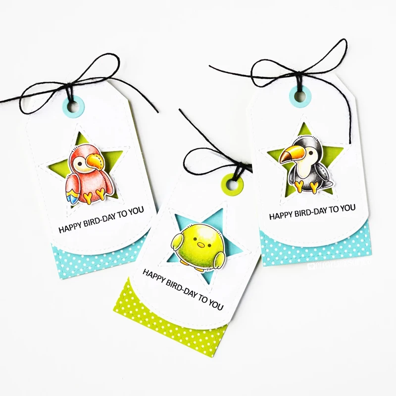 Металлические штампы-трафареты Mai Lovely Bird штамп для скрапбукинга сделай сам