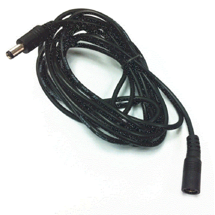 Black All-copper DC5.5 X 2.1 Monitoring Power Extension Cord/router DC Line Bus 1/2/3/5/10 M Aaa To Adapter Led Display | Безопасность и