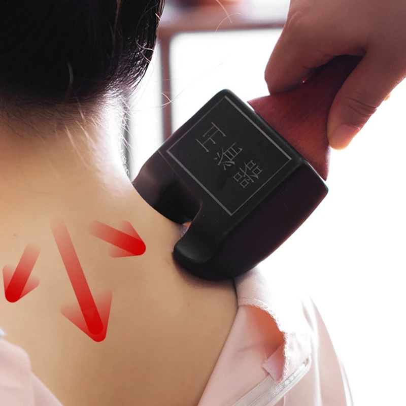 Каменная игла массажер каши Электротермический шейный уход за шеей углубление