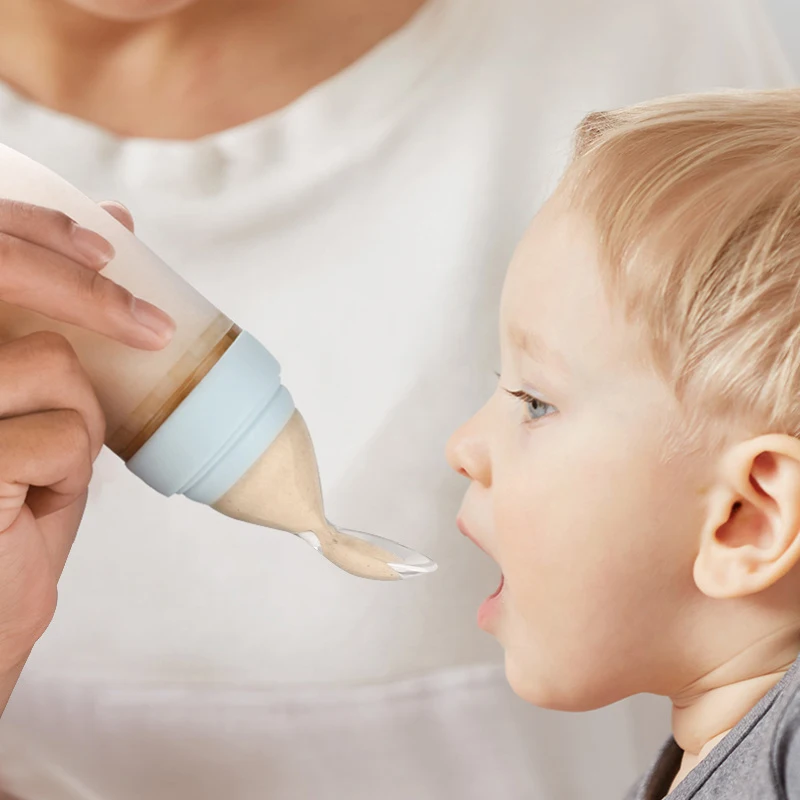 

Baby Spoon Bottle Feeder Dropper Silicone Spoons For Feeding Medicine Kids Toddler Cutlery Utensils Children Accessories Newborn