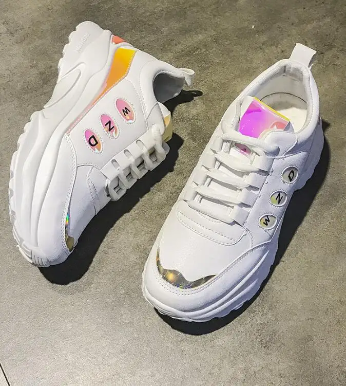 Мужские кроссовки 2019 модная повседневная обувь женские удобные дышащие белые на