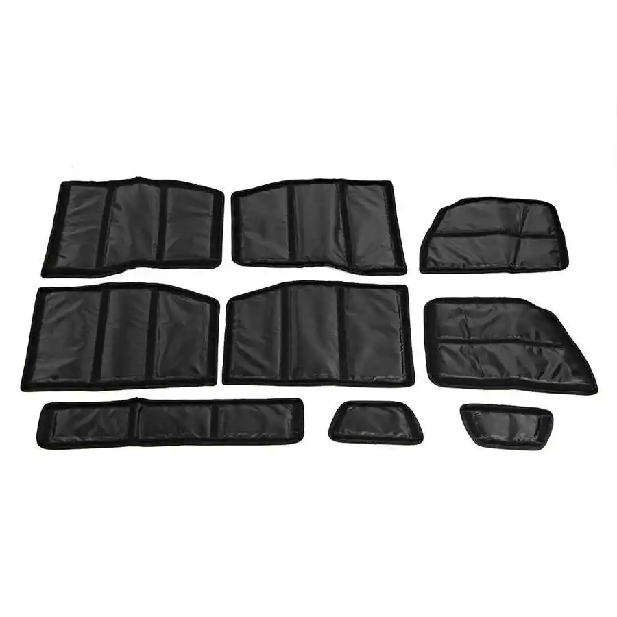 

auto accessorie Anti-Slip Mat 9pcs Heat Deadener Insulation Cotton Foam Fits for JL4 Door car styling car mats