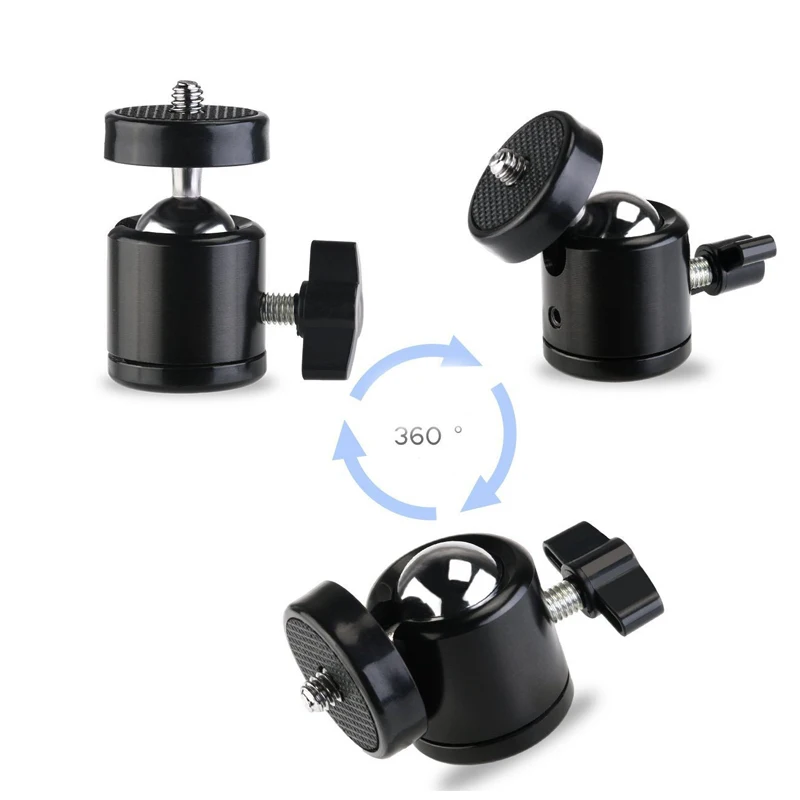 

1/4 Hot Shoe Tripod Mount Camera Adapter Cradle Ball Head For LED Ring Light With Tripod Bracket Holder For DSLR Phone Cameras