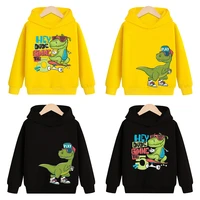 sweatshirts hoodies long sleeve baby baby boys girls kids children cartoon autumn new spring tops clothes clothing dinosaur