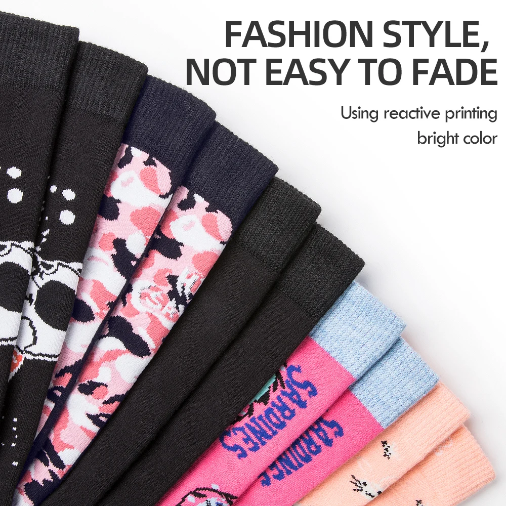 Спортивные лыжные носки Copozz высокие Утепленные зимние теплые для снега прогулок