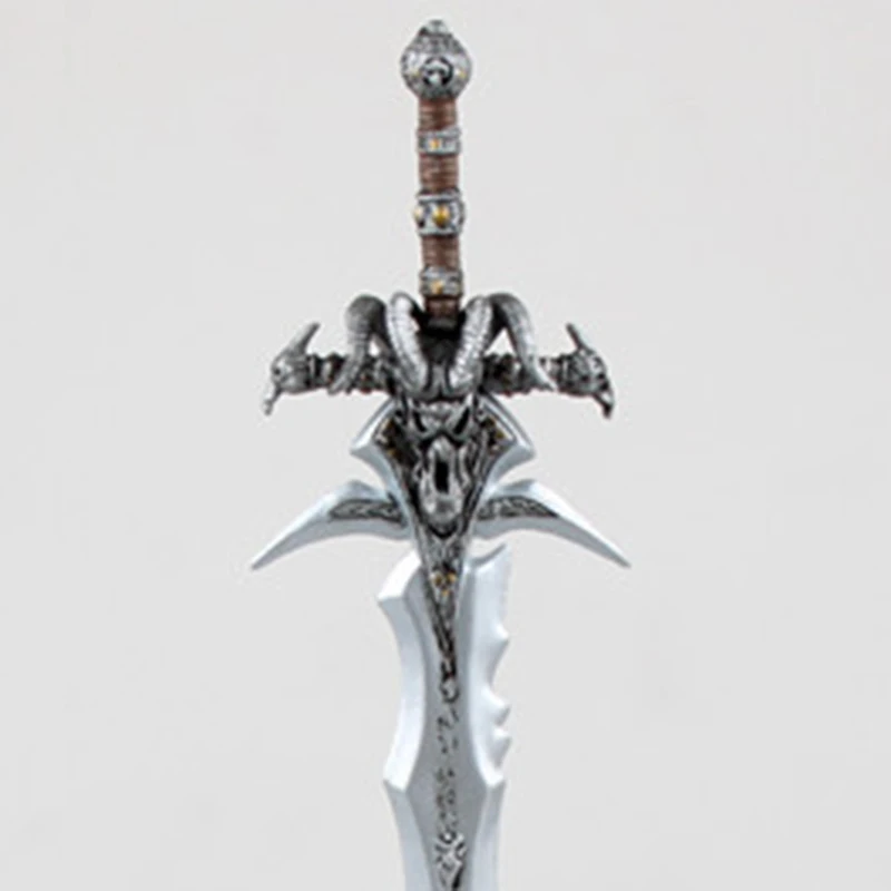 

Light WOW Modle World Of Warcraft Figure COS Animation Warcraft Lich King Arthas Weapons Cream Of Mourning Sword Collect Gift