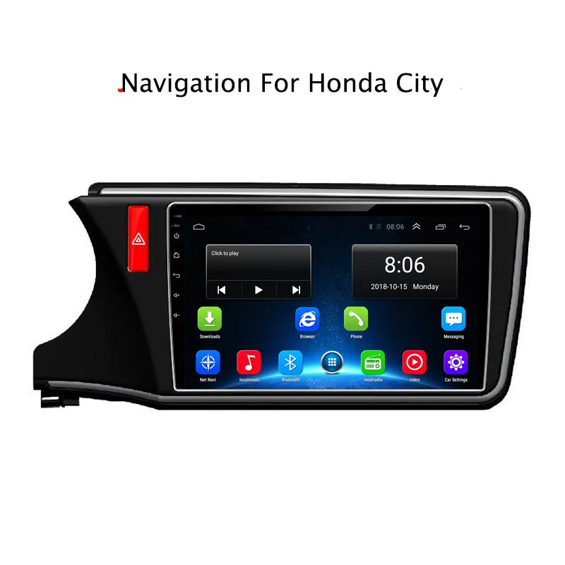10 1 &quot2G ram 32G rom Автомобильный gps навигатор для Honda City/Greiz/Gienia 2015 2018 с слотом sim карты
