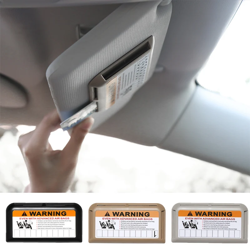 Автомобильный Стайлинг авто солнцезащитный козырек органайзер для номер