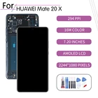 Оригинальный Для Huawei Mate20 X ЖК-дисплей с сенсорным экраном дигитайзер в сборе с рамкой для Huawei Mate 20 X дисплей withFrame EVR-AL00 EVR-L29 EVRTL00
