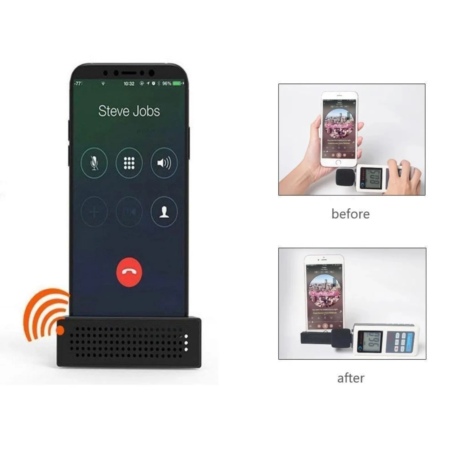 Держатель сотового телефона усилитель звука держатель практичный инструмент