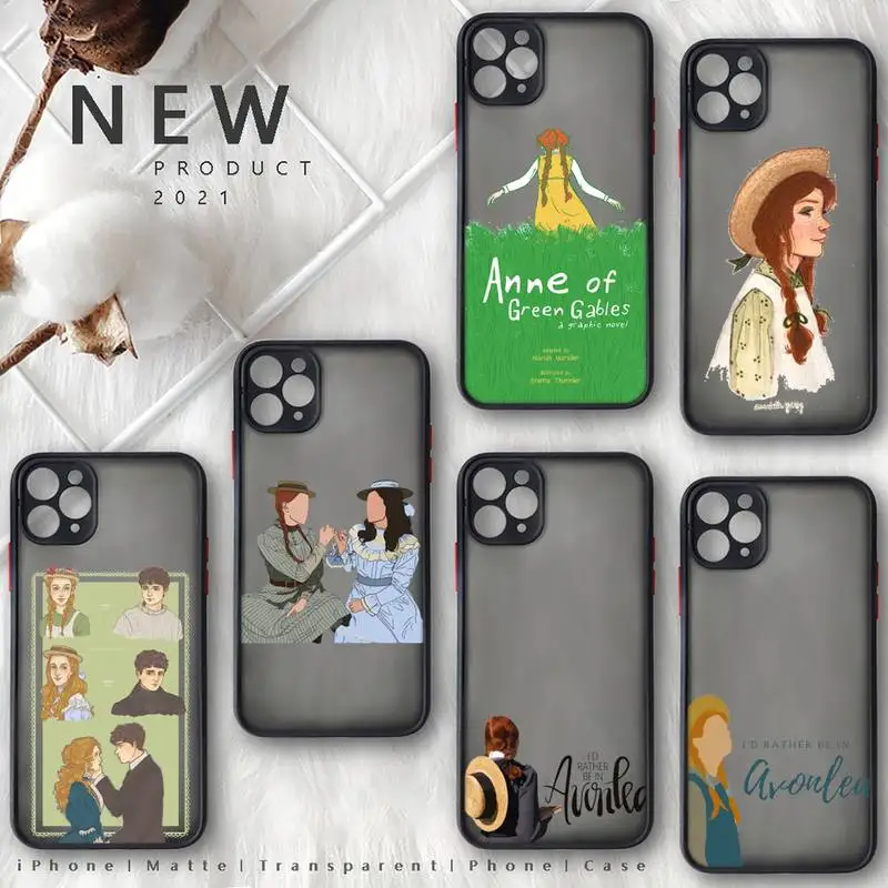 

anne of green gables Phone Case For iphone 13 12 11 8 7 plus mini x xs xr pro max matte transparent cover