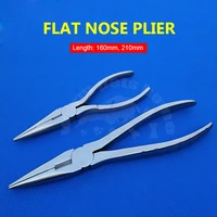flat nose pliers k wire pliers pointed head medical needle nose pliers wire cutters veterinary orthopedics instruments