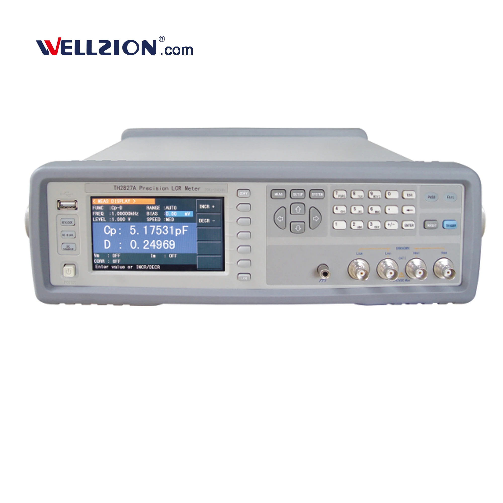 

TH2827A,20Hz~300kHz Frequency 0.01% Accuracy Digital Benchtop LCR meter