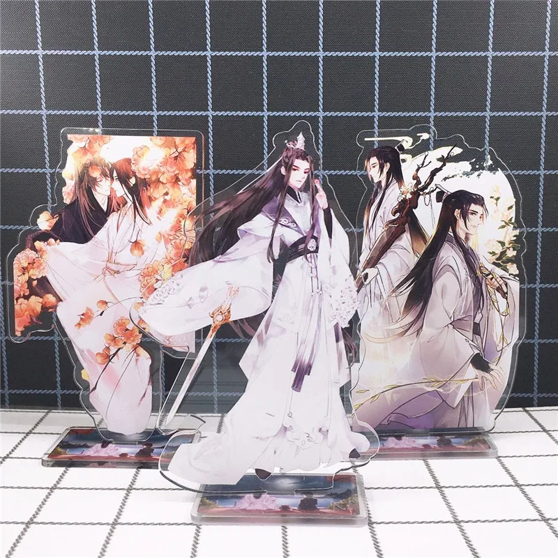 

BL Anime The Husky and His White Cat Shizun Stand Model Plate Mo Ran Chu WanNing Double Sided Acrylic Standing Sign Desk Decor