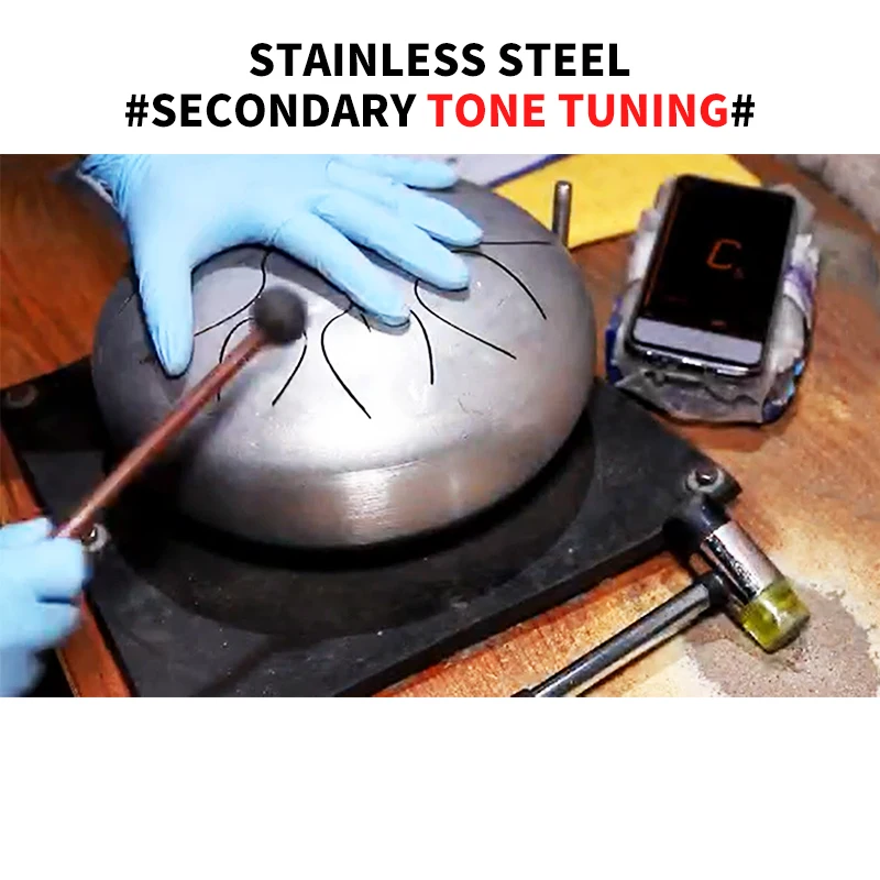 10 дюймов Сталь язык барабан камер Мгновенной Печати Mini 8 тон titanium сплав ручной