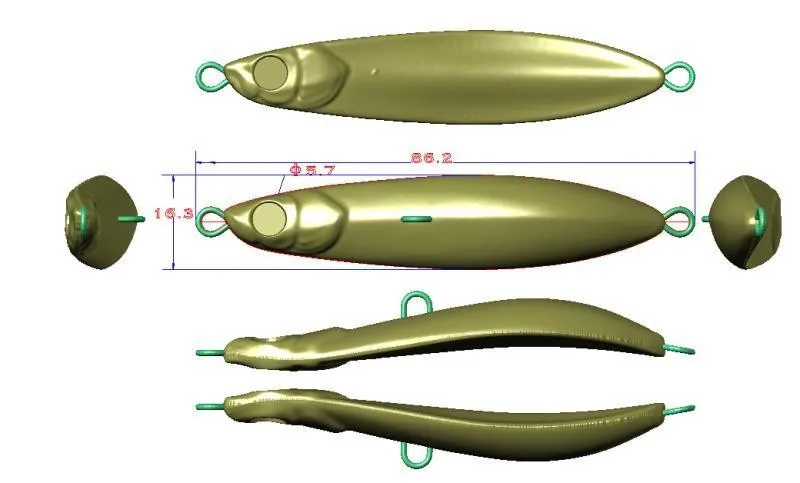 Ufishing блесна 1 шт./лот 30 г рыболовная приманка для джиггинга осенне-зимние крючки