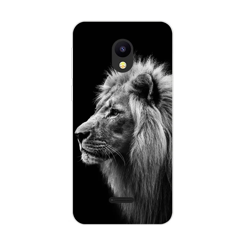 Чехол для Meizu C9 Pro силиконовая Мягкая задняя крышка из ТПУ с изображением зверей