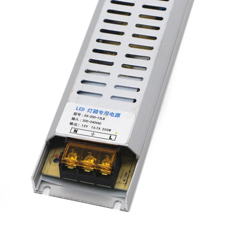 Ультра тонкое освещение трансформаторы DC 12V 24V 60W Светодиодный источник питания