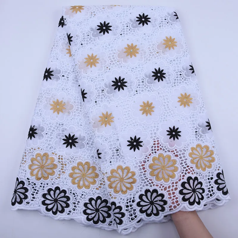 African Dry Lace Fabric High Quality Swiss Voile Laces In Switzerland Stones Nigerian Women Man Polish For Wedding Y1822 | Дом и сад